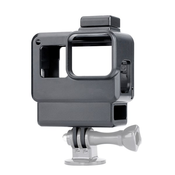 Action Camera Cage Plast Vlog Kamera Blixtskoskydd Hölje för Hero 7 6 5 Black Actionkameror