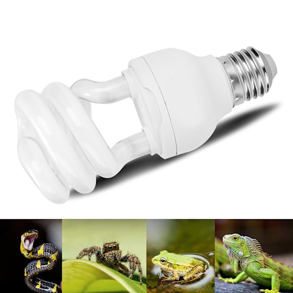 13W 220-250V UVB Kæledyrs Reptil UV Varme Sollys Lampe Padde Firben Skildpadde Lampe (10.0)
