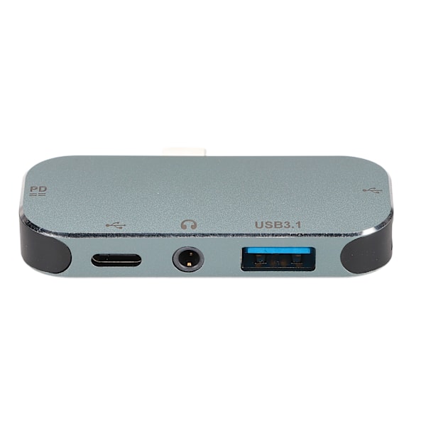 Type C Hub Hot-Swap 5 in 1 PD Lataus 10Gbps 100W 3.5 Kuulokeliitäntä Design USB C Hub Win Android OS X:lle