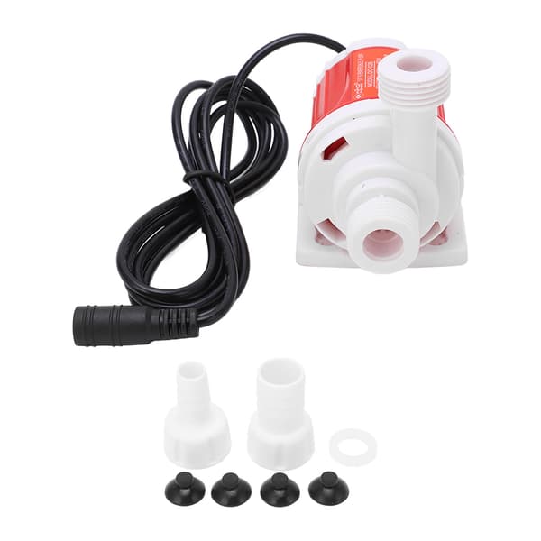 Borstlös Cirkulerande Vattenpump Tyst Mini Dränkbar Hushållspump DC12V 10W 3,3 Meter Lyfthöjd