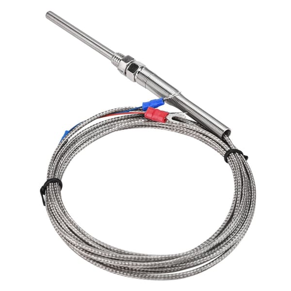 M8 Gjenge PT100 Platinamotstand Termoelement 50mm Probe Temperatursensorledning 0-400℃ (3 m)