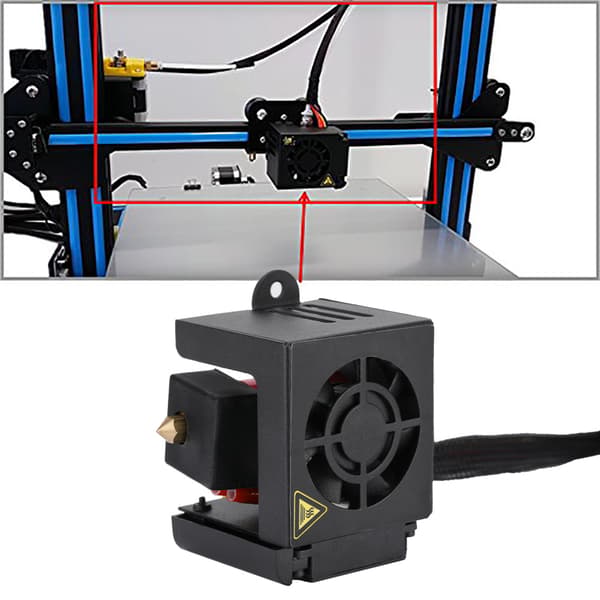 3D Printer Rustfrit Stål J-hoved Hotend Ekstruder Spray Dyse Kit Til Creality CR-10/10s S4/