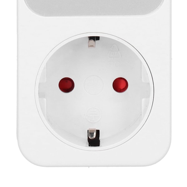 180~260V USB Smart Digital Nedtællingsur Stik til Computer Telefon Oplader