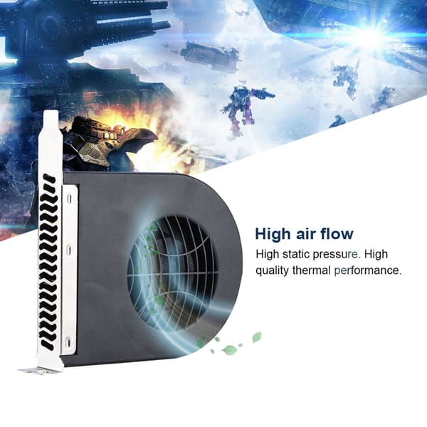 Mini System PCI Slot Blæser CPU Kabinet DC Køleventilator Nye Køleventilatorer PCI Til Computer