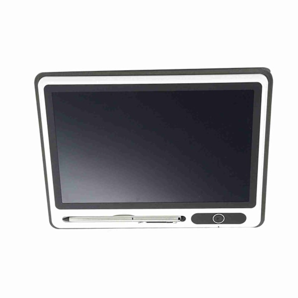 Elektronisk Notisblokk LCD-nettbrett Tegnebrett Kontorrekvisita Håndmalingsverktøy 9 tommer (Svart (Med Faux Leather Case) )