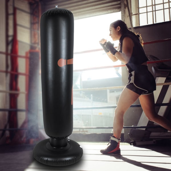 160 cm Høj PVC Fitness Slag Inflatable Søjle Voksne Børn Boksesæk