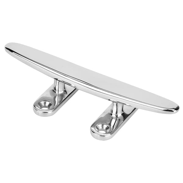 Båtklampe i rustfritt stål, polert, båtlys tilbehørsbase, marinebase (8 tommer)