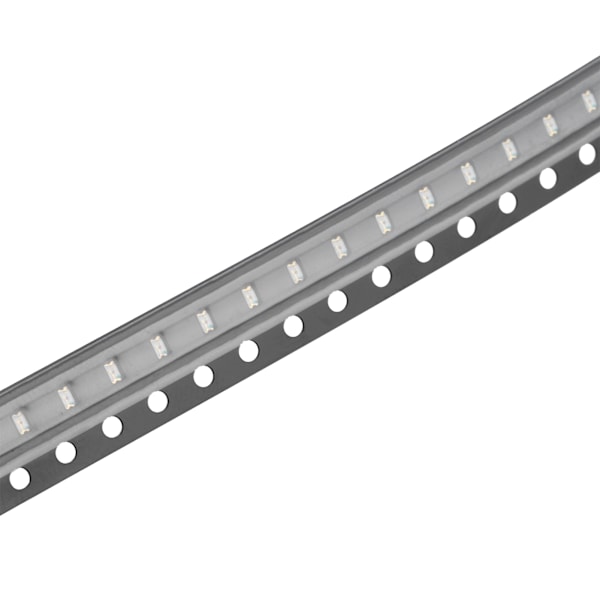 100 stk. SMD LED-dioder Elektroniske komponenter Høy styrke Liten lavspenning for DIY PCB (Rød)