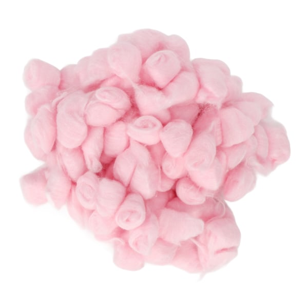 Hamster Bomull Boll Vinter Varm Mjuk Liten Djurbädd Bomullsboll för Hamster Syrisk Hamster Chinchilla Rosa