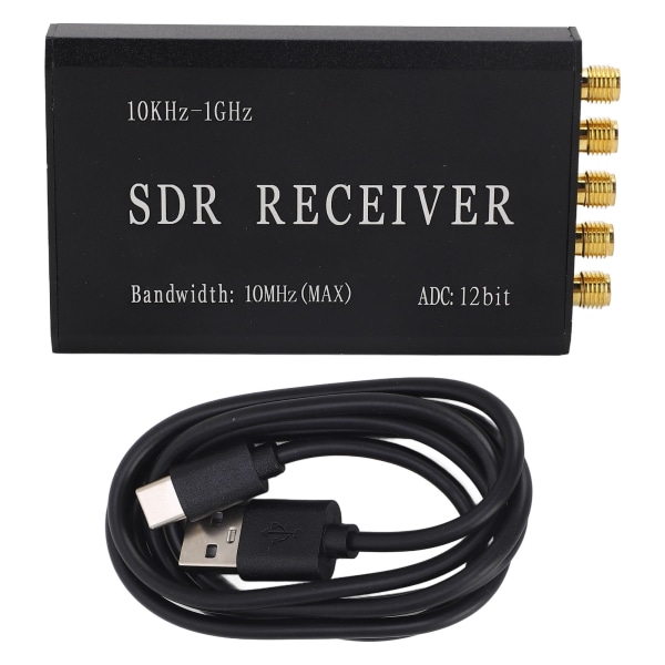 SDR-mottagare förenklad mjukvarudefinierad radiomottagningsmodul 12bit 10k-1GHz 10MHz bandbredd