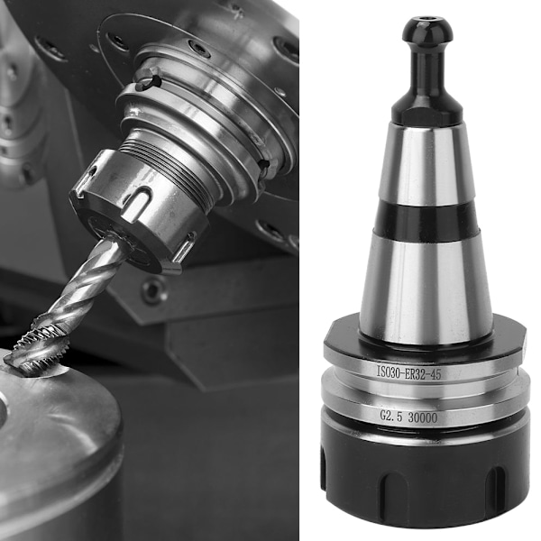 ISO30 ER32 CNC Verktygshållare Chuck Spännhylsa Höghastighetsspännhylsa 30000rpm för Precisionsbearbetning