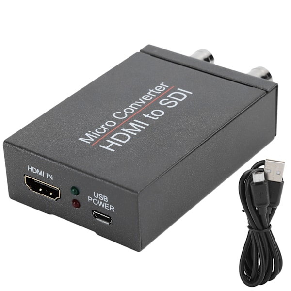 Micro HDMI-signal till SDI-signalomvandlare med dubbla SDI-utgångar