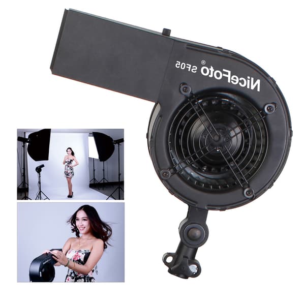 Studiofotografering Vind Hårblåser Strøm Vifte for å Ta Moteportrettbilder