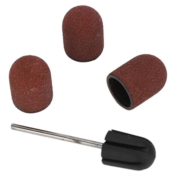 120# Slipstenar för nagelkonst, slipband för manikyrpolering, slipband för nagelborr, set med skaft