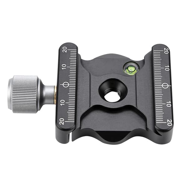DE-50 Aluminiumlegering Quick Release Plade Klemme Kamera Mount Adapter 3/8\"