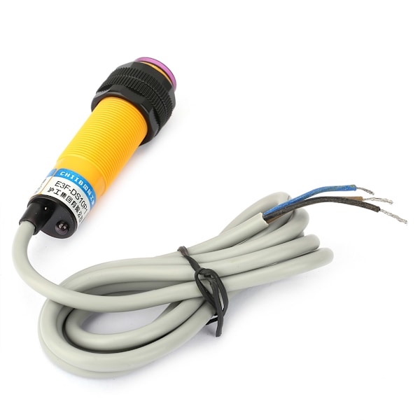 10cm Fotoelektrisk Brytare PNP NO Närhetssensor DC6-36V E3FDS10P1