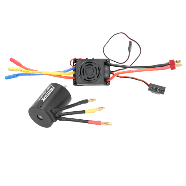 3650 Vedenpitävä 3100KV Harjaton Moottori 60A Harjaton ESC Osasarja 1/10 RC-autoon