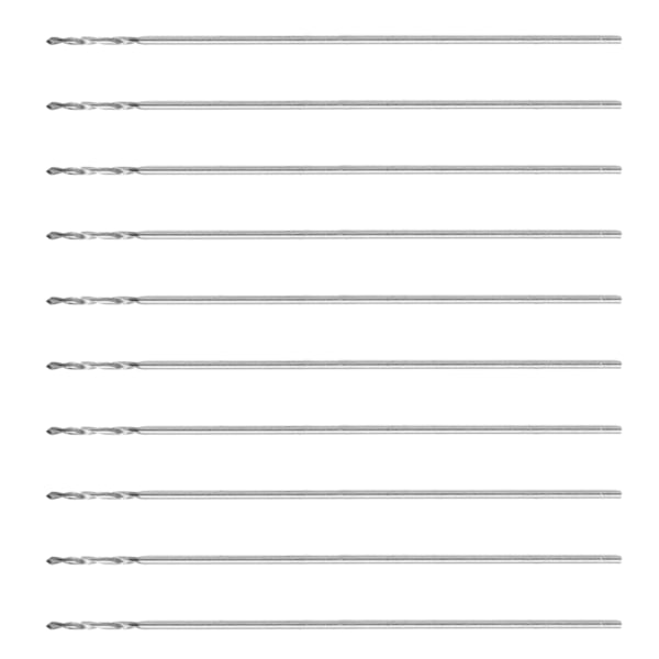 10 st Borr Twistborr Litet Rakt Skaft Pärlborrmaskin Verktyg K10 0,3 mm