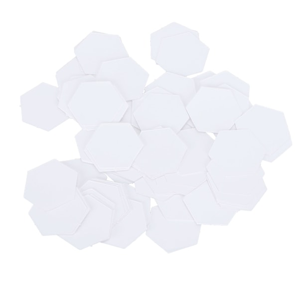 100 stk. PatchWork Skabelon Hex Papir Modelboard Quilting Syning Håndværk DIY Syværktøj (22 mm Hex)