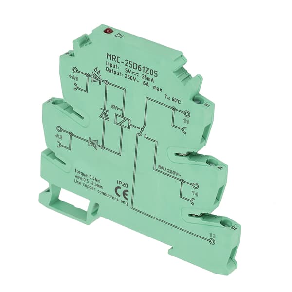 MRC-25D61Z05 5V PLC Elektromagnetisk Interface Relæ Modul Kontrolkort