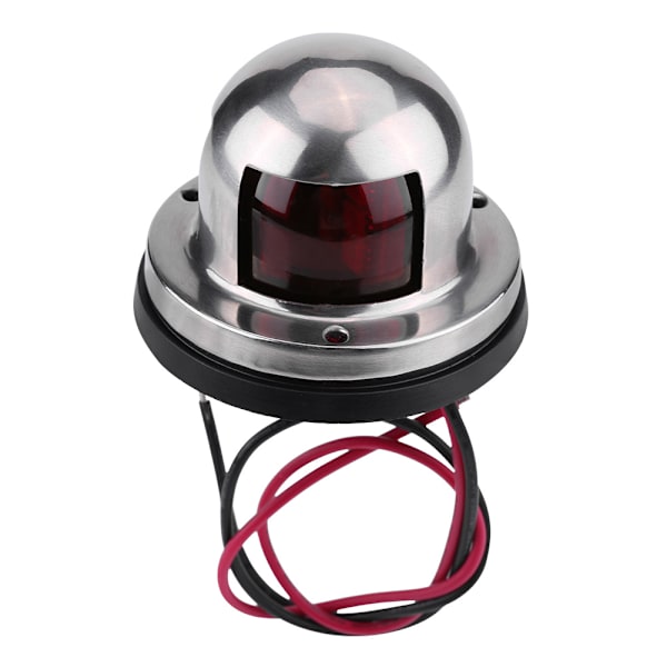Marinebåd 12V Rustfrit Stål Rød&amp;Grøn LED Navigationssignal Lys Lampe Yacht Tilbehør