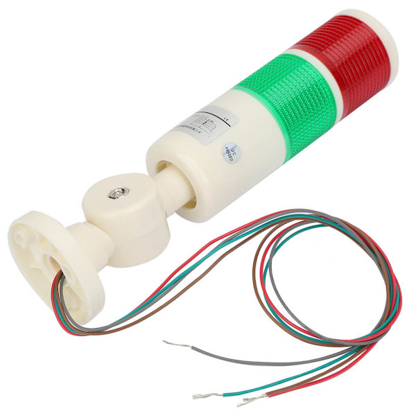 24VDC Maskin Advarselslampe LED Indikator Forsigtighedssignal Konstant Lys