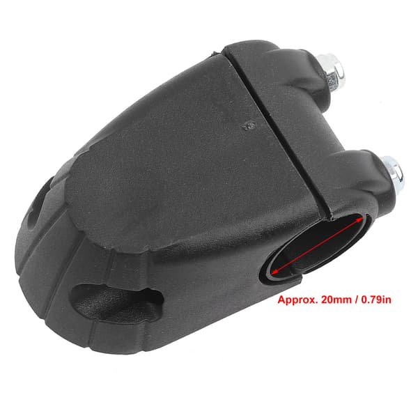 Golf Push Trolley Paraplyholder Plastik Stand Træk Cykelvogn Sort