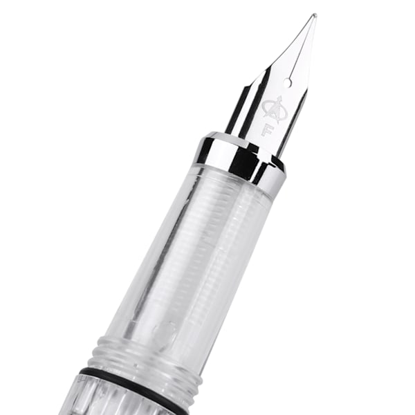 4 stk. 0,5 mm F Spids Transparent Fyldepen Papirvarer til Kontor Hjem Daglig Skrivning