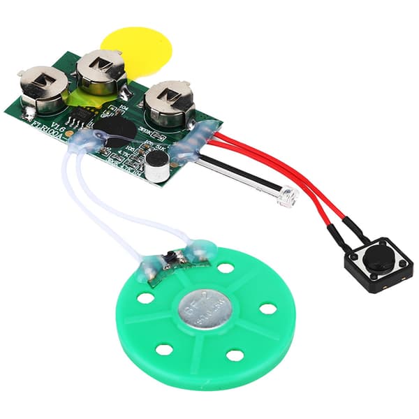 4 min DIY Opptakbart Gratulasjonskort Modul Lyssensor Stemme Lyd Opptak Chip (Loop Play)