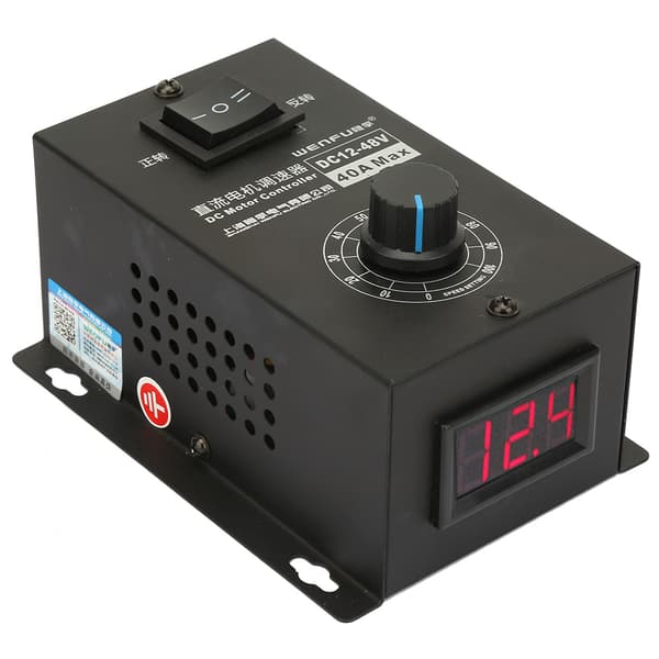 DC 12V~48V 40A Børstemotor Guvernør Hastighetskontroll Modul Elektrisk Kontroller