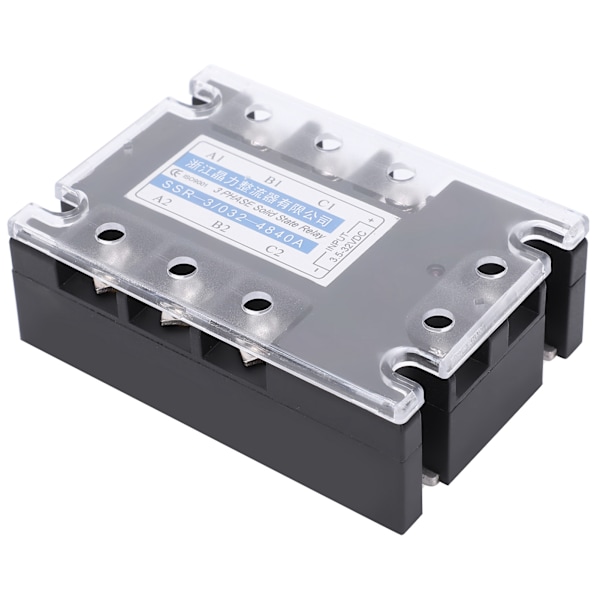 3-fas Solid State Relä SSR-3 D4840 40A DCAC 480V Distributionskontrollutrustning