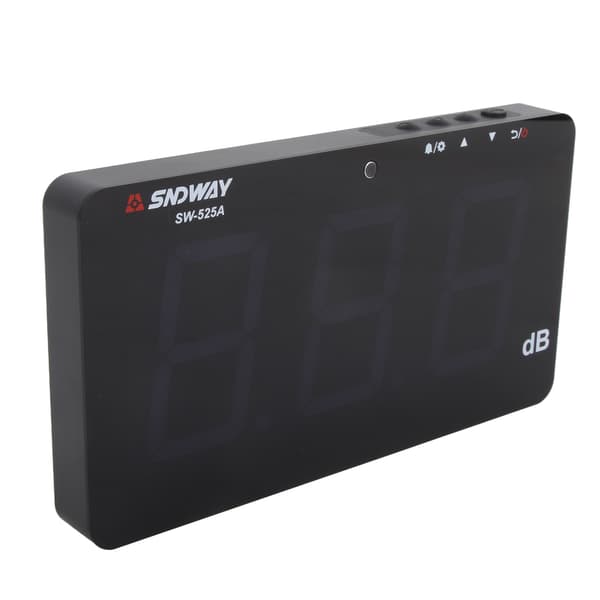 SW‑525A Vægmonteret LCD-display Digital lydniveau måler USB 30‑130dB