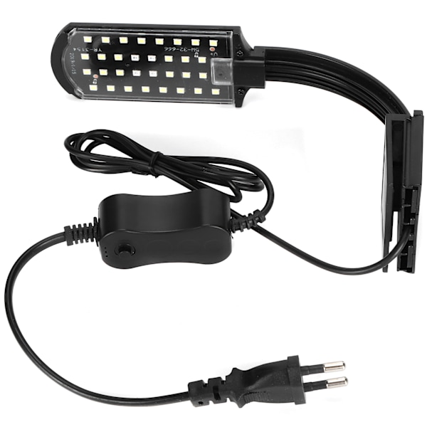 Erittäin ohut akvaariolamppu, klipsikiinnitteinen LED-akvaariolamppu, 6 mm mini ohut runko