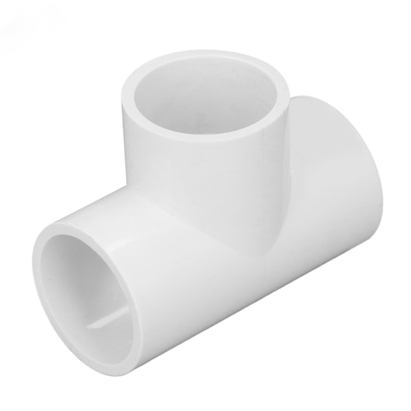 12 st PVC T-rörkopplingar Plast Lika Diameter Fogar Adapter Vattenförsörjning Hemförbättring 20mm ID