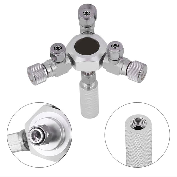 Multi Ways Distributor Akvarium Regulator CO2 Splitter Ventil Akvarium (3 Veis)