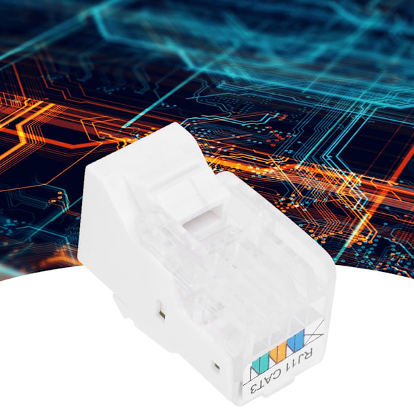 5 stk. CAT3 Modul RJ11 4-kjerners Gratis Samtale Telefonmoduler Informasjon Elektronisk Komponent
