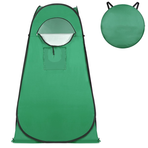 Pop Up Sekretesskydd Tält Portabel Utomhus Camping Strand Omedelbar Dusch Toalett Omklädningstält Sol Regn Skydd med Fönster