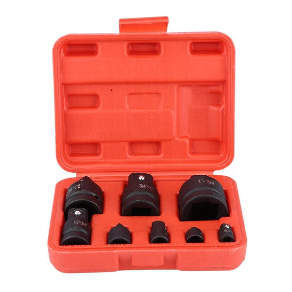 8 stk. Socket Konverter Adapter Reducer Konverter Adapter Sæt 1/4\" 3/8\" 1/2\" 3/4\" 1\"