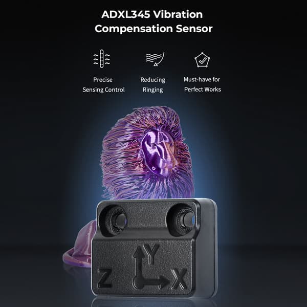 Creality ADXL345 Vibrationskompensationssensor til Sonic Pad Præcis Registreringskontrol Reducerer Ringning 3D-printer Must-have Tilbehør Perfekt Arbejde
