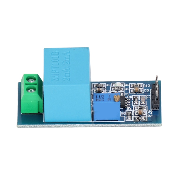 Spänningstransformatormodul Aktiv Enfas AC Utgångssensorbräda ZMPT101B 5~30V