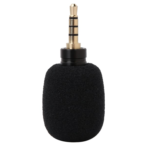 Minimikrofon bärbar 3,5 mm jackplugg för mobiltelefon (fyrpolig)