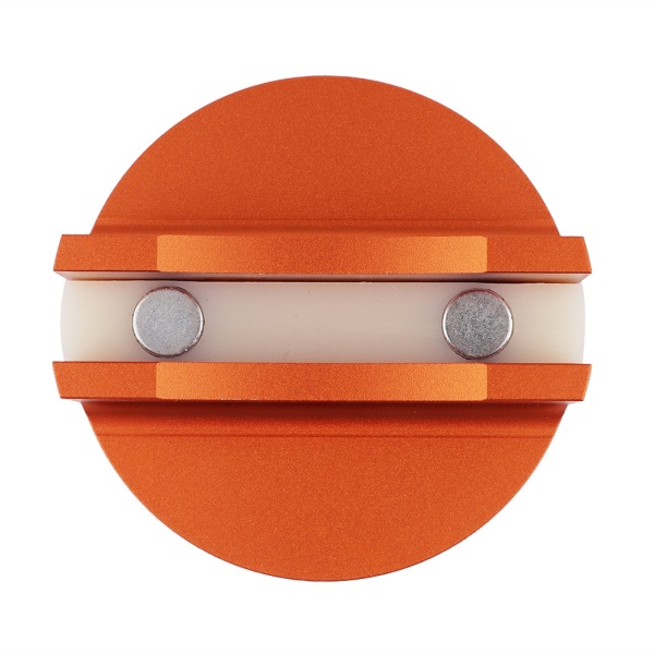 Aluminiumspårad magnetisk jack Pad Jacking Rail Adapter (orange)