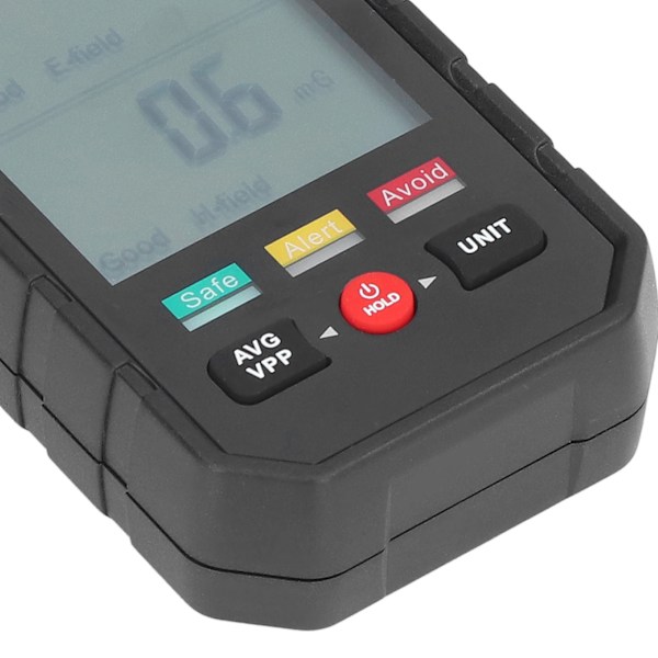 Elektromagnetisk strålningstestare Digital LCD EMF-detektor för EMF-inspektioner i hemmet, kontoret, utomhus, spökjakt