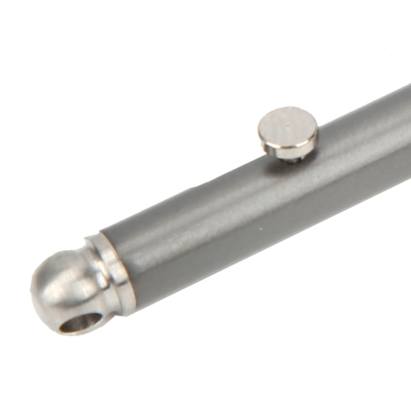 Mini Kuglepen Ren Titanium EDC Bærbar Nøglering Kuglepen Signatur Kuglepen Skriveinstrument Grå