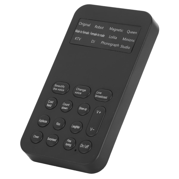 Man till Kvinna Sound Changer Game Live Broadcast Telefon Dator Universal Mini Ljudkort