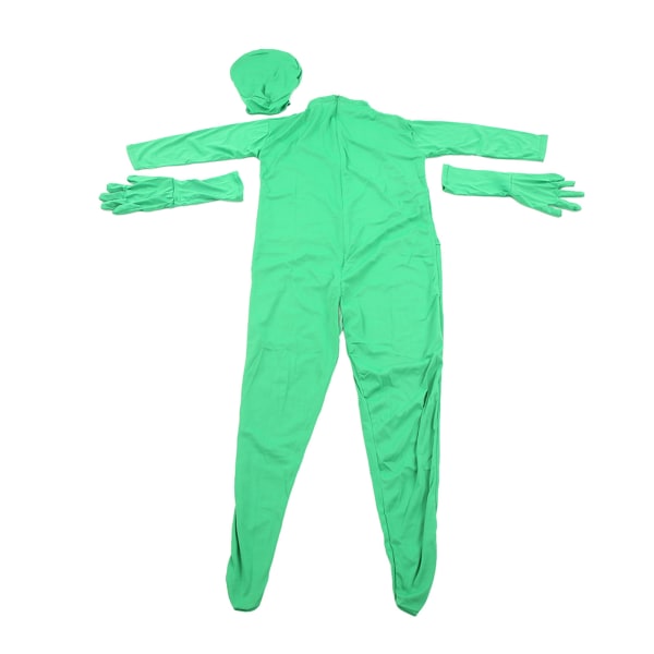 Green Screen Body Suit Body Suit Helkroppsdelad design för fotografi Film Video 180cm / 70.87in