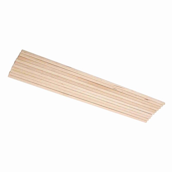 10 st DIY Träpinnar Hantverkspinnar Rundstavar Träverktyg 0.6CM*30CM