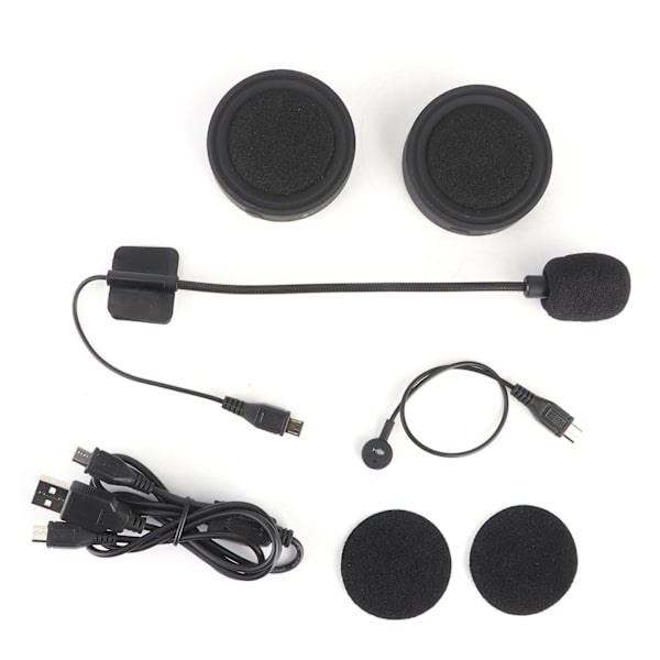 BT17 Vedenpitävä Bluetooth Kypäräkuuloke Stereo Musiikki Moottoripyöräily Handsfree-kuulokemikrofoni