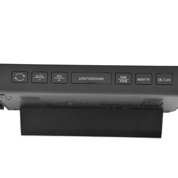 Inomhus Utomhus Termometer 60m Sändning Klockprojektion Funktion Temperaturförutsägelse Digital Hygrometer