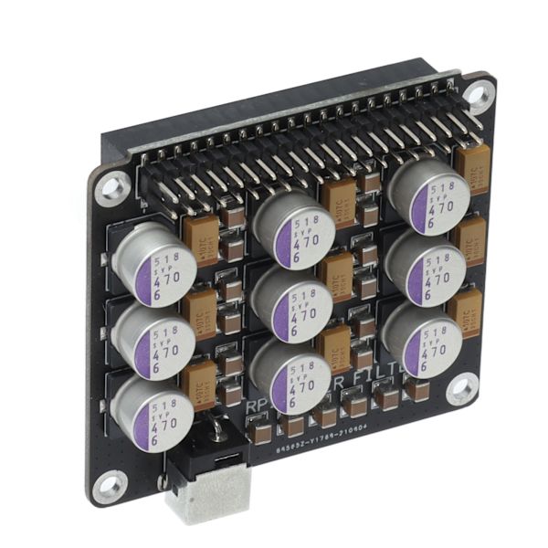 Virtasuodatinlevy Raspberry Pi DAC -äänidekooderilevyille HIFI-laajennusmoduuli DC5V